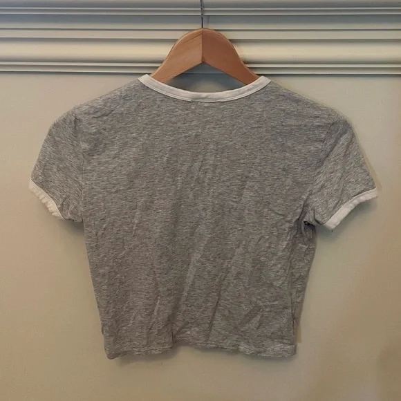 Gray Graphic Baby Tee - Picture 2 of 2